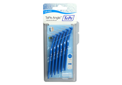 TEPE Angle Interdentalbürste 0,6mm blau – PZN 7708860 (PZN 7708860)