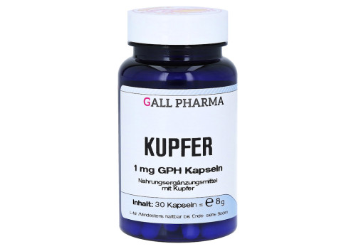 KUPFER 1 mg GPH Kapseln – PZN 1569162 (PZN 1569162)