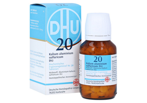 BIOCHEMIE DHU 20 Kalium alum.sulfur.D 12 Tabletten – PZN 2581604 (PZN 2581604)