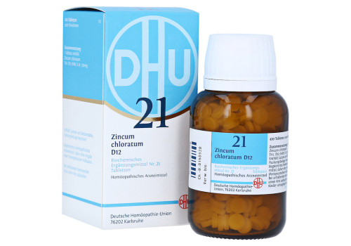 BIOCHEMIE DHU 21 Zincum chloratum D 12 Tabletten – PZN 6584522 (PZN 6584522)