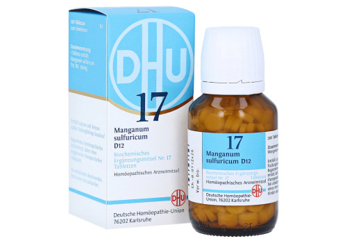 BIOCHEMIE DHU 17 Manganum sulfuricum D 12 Tabl. – PZN 2581225 (PZN 2581225)