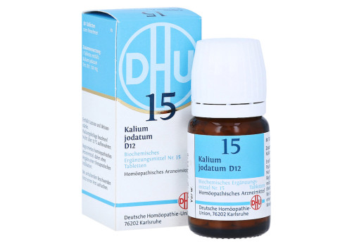 BIOCHEMIE DHU 15 Kalium jodatum D 12 Tabletten – PZN 275091 (PZN 275091)