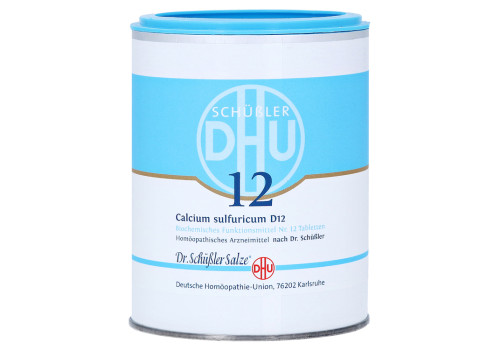 BIOCHEMIE DHU 12 Calcium sulfuricum D 12 Tabletten – PZN 274909 (PZN 274909)