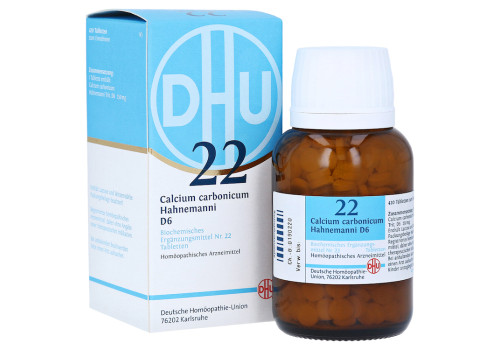 BIOCHEMIE DHU 22 Calcium carbonicum D 6 Tabletten – PZN 6584539 (PZN 6584539)