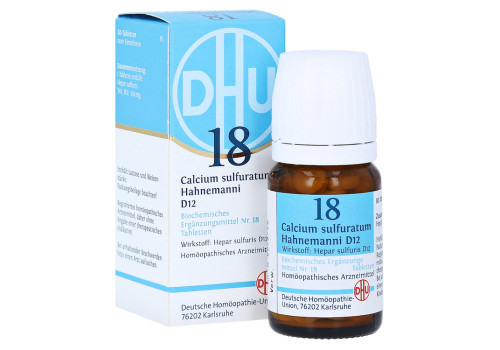 BIOCHEMIE DHU 18 Calcium sulfuratum D 12 Tabletten – PZN 275292 (PZN 275292)