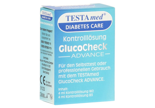 TESTAMED GlucoCheck Advance Kontrolllösung – PZN 9672735 (PZN 9672735)