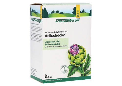 Artischocken naturreiner Heilpflanzensaft Schoenenberger – PZN 692044 (PZN 692044)