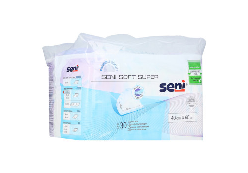 SENI Soft Super Bettschutzunterlage 40x60 cm – PZN 13598513 (PZN 13598513)