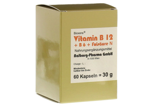 Vitamin B12 + B6 + Folsäure Komplex N Kapseln – PZN 93071 (PZN 93071)