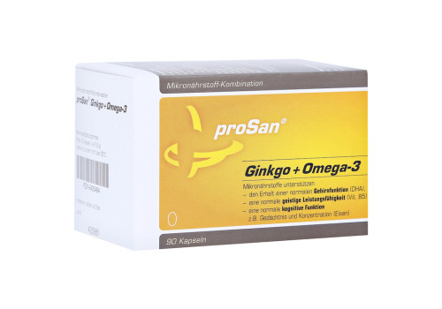 PROSAN Ginkgo+Omega-3 Kapseln – PZN 9435484 (PZN 9435484)