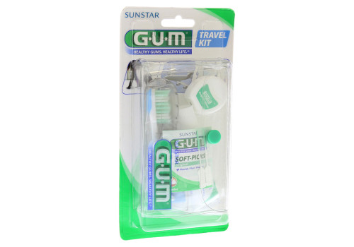 GUM Travel Kit Zahnbürste+Zahnseide+Zahnpasta – PZN 1059662 (PZN 1059662)