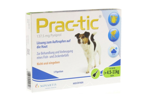 PRAC tic f.kleine Hunde 4,5-11 kg Einzeldosispip. – PZN 3985806 (PZN 3985806)