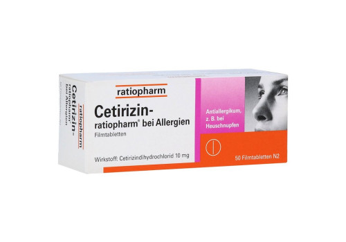 Cetirizin-ratiopharm bei Allergien – PZN 2158159 (PZN 2158159)