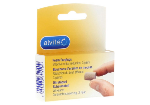 ALVITA Ohrstöpsel Schaumstoff – PZN 10276708 (PZN 10276708)