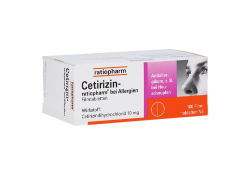 Cetirizin-ratiopharm bei Allergien – PZN 2158165 (PZN 2158165)