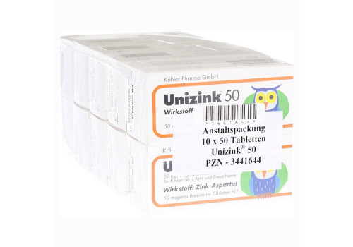 Unizink 50 – PZN 3441644 (PZN 3441644)