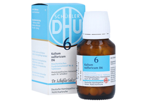 BIOCHEMIE DHU 6 Kalium sulfuricum D 6 Tabletten – PZN 2580651 (PZN 2580651)