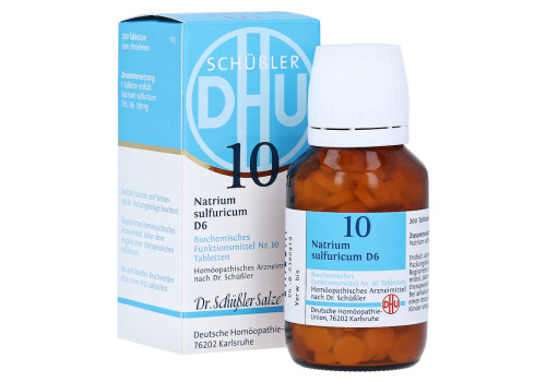 BIOCHEMIE DHU 10 Natrium sulfuricum D 6 Tabletten – PZN 2580881 (PZN 2580881)