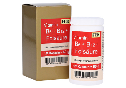 VITAMIN B6+B12+Folsäure Kapseln – PZN 14058316 (PZN 14058316)