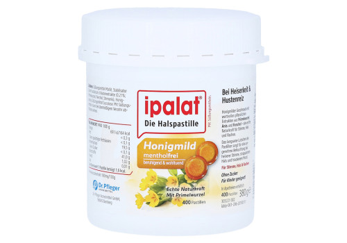 IPALAT Halspastillen honigmild o.Menthol zuckerfr. – PZN 14143134 (PZN 14143134)