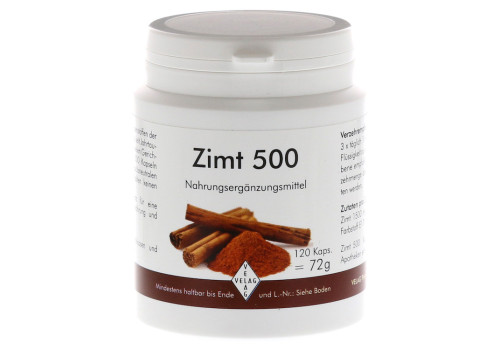 Zimt 500 Kapseln – PZN 4305162 (PZN 4305162)