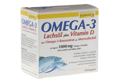 Omega-3 Lachsöl + Vitamin D + Omega-3-Konzentrat – PZN 9069795 (PZN 9069795)