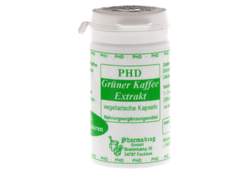 GRÜNER KAFFEE Extrakt Kapseln 50% Chlorogensäur. – PZN 6998666 (PZN 6998666)