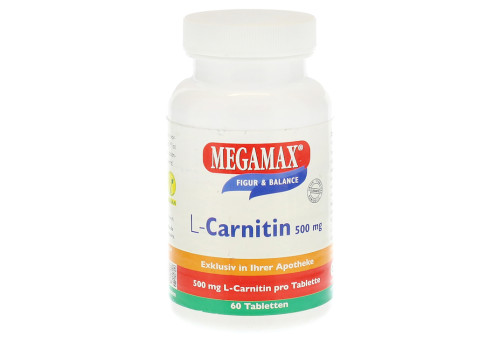 MEGAMAX L-Carnitin 500 mg Tabletten – PZN 8763246 (PZN 8763246)