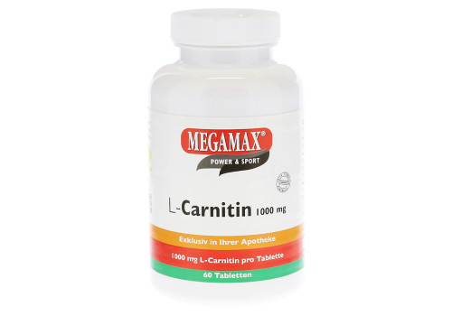 L-CARNITIN 1000 mg Megamax Tabletten – PZN 7707085 (PZN 7707085)