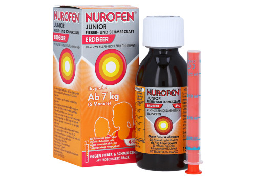 Nurofen Junior Fieber- & Schmerzsaft Erdbeer 40 mg/ml – PZN 12741888 (PZN 12741888)