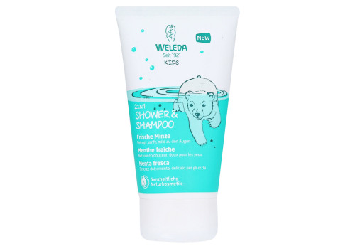 WELEDA Kids 2in1 Shower & Shampoo frische Minze – PZN 13891420 (PZN 13891420)