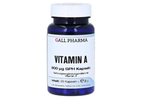 VITAMIN A 800 µg GPH Kapseln – PZN 4631803 (PZN 4631803)