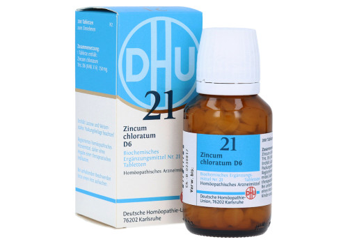 BIOCHEMIE DHU 21 Zincum chloratum D 6 Tabletten – PZN 2581656 (PZN 2581656)