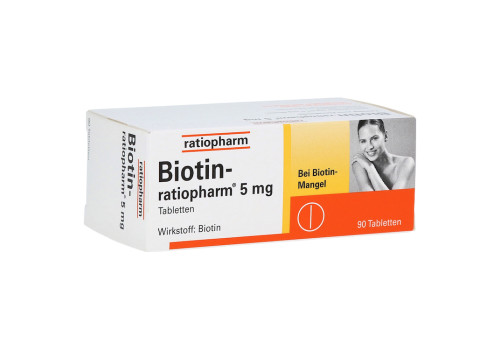 Biotin-ratiopharm 5mg – PZN 3659722 (PZN 3659722)