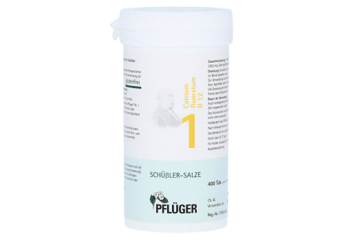 BIOCHEMIE Pflüger 1 Calcium fluoratum D 12 Tabl. – PZN 6318737 (PZN 6318737)