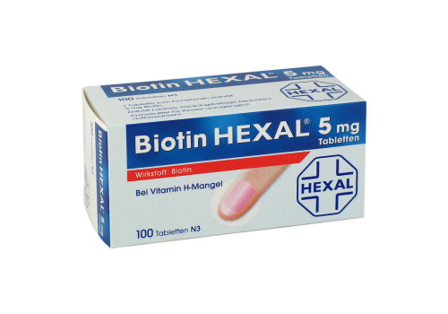 Biotin HEXAL 5mg – PZN 3001879 (PZN 3001879)