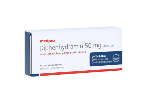 medpex Diphenhydramin 50mg – PZN 14255749 (PZN 14255749)