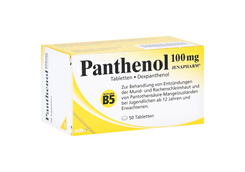 PANTHENOL 100 mg Jenapharm Tabletten – PZN 6150829 (PZN 6150829)