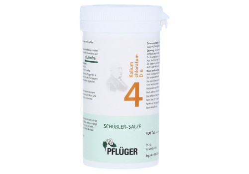 BIOCHEMIE Pflüger 4 Kalium chloratum D 6 Tabletten – PZN 6318915 (PZN 6318915)