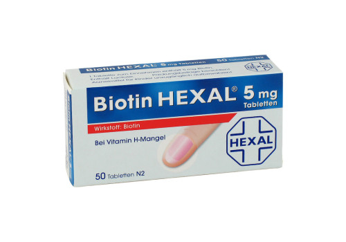 Biotin HEXAL 5mg – PZN 3001862 (PZN 3001862)