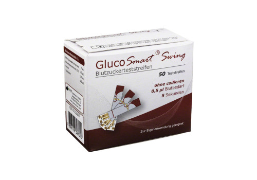 GLUCOSMART Swing Blutzucker Teststreifen – PZN 112265 (PZN 112265)