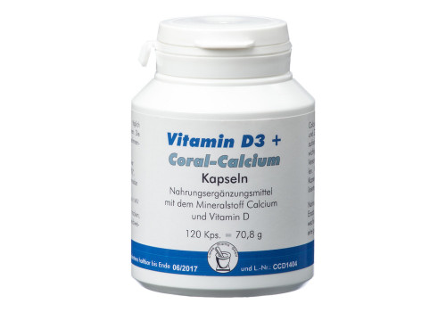 VITAMIN D3+CORAL Calcium Kapseln – PZN 6075387 (PZN 6075387)