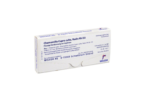 CHAMOMILLA CUPRO culta Radix Rh D 3 0,1% Ampullen – PZN 1621371 (PZN 1621371)