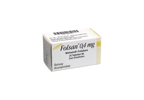 Folsan 0,4mg Tabletten – PZN 1246720 (PZN 1246720)