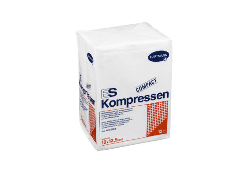 ES-KOMPRESSEN unsteril 10x12,5 cm 12fach – PZN 1808974 (PZN 1808974)