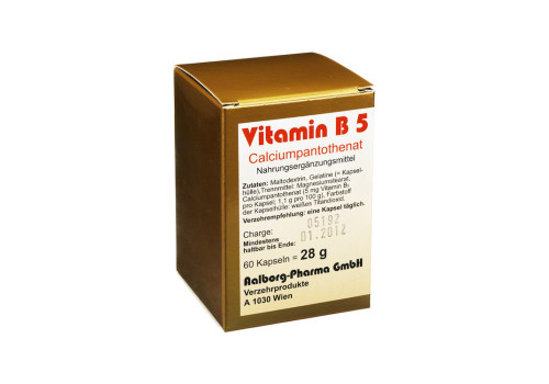 VITAMIN B5 KAPSELN – PZN 876867 (PZN 876867)