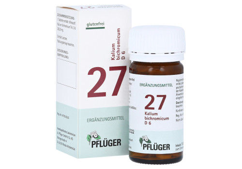 BIOCHEMIE Pflüger 27 Kalium bichromicum D 6 Tabl. – PZN 5919274 (PZN 5919274)