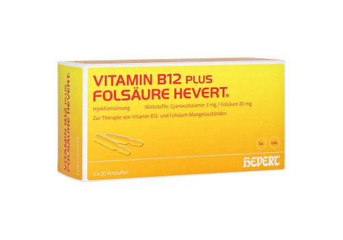 Vitamin B12 Folsäure Hevert Amp.-Paare – PZN 2840425 (PZN 2840425)