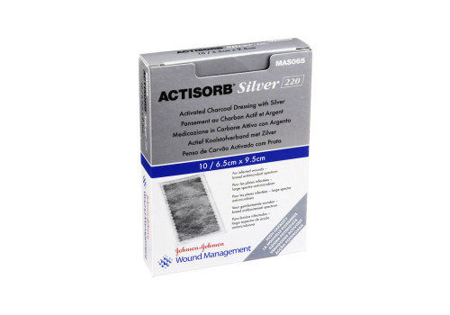 ACTISORB 220 Silver 6,5x9,5 cm steril Kompressen – PZN 3424143 (PZN 3424143)