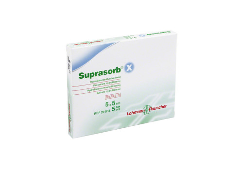 SUPRASORB X HydroBalance Wundverb.5x5 cm – PZN 3490803 (PZN 3490803)